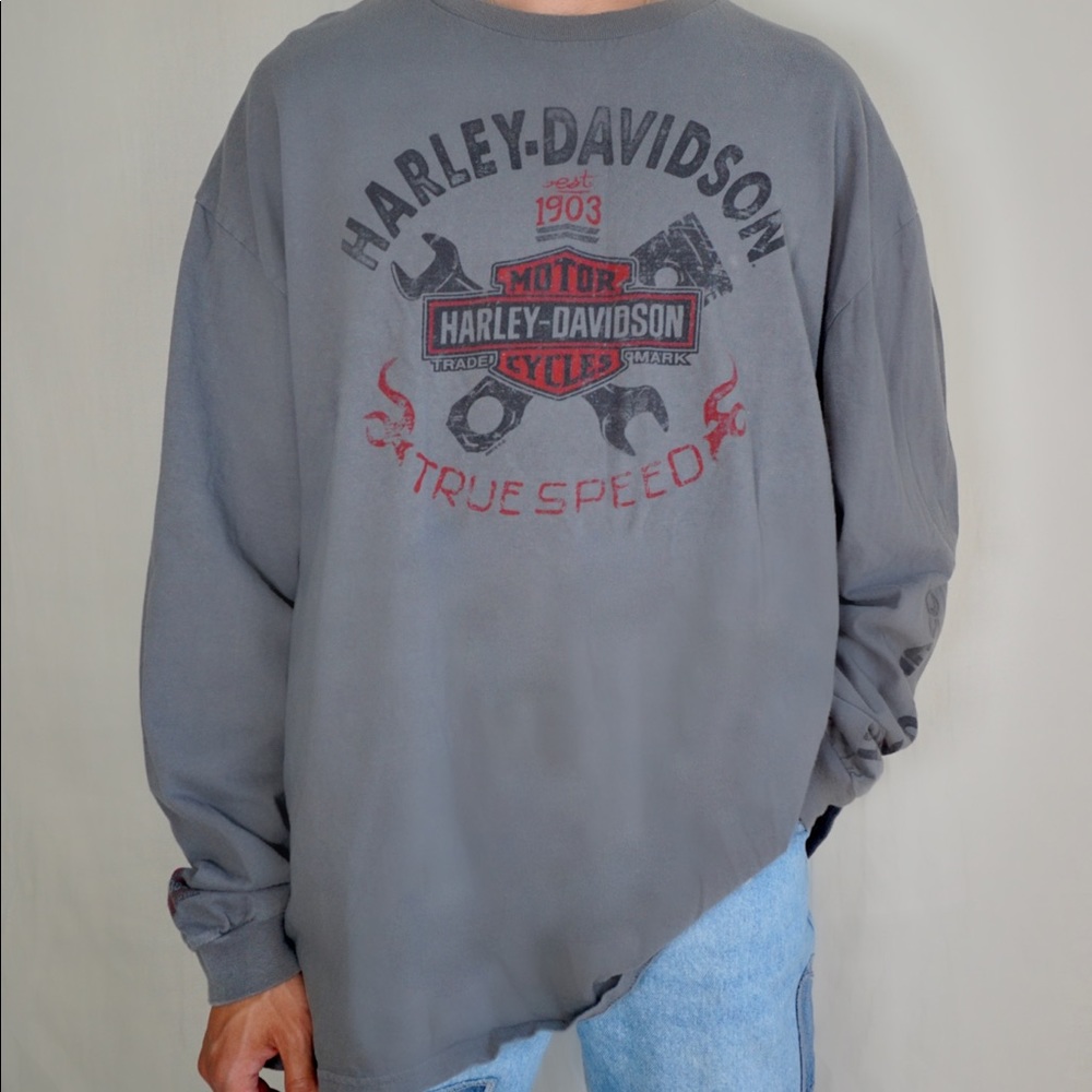 Harley Davidson Michigan True Speed long sleeve top